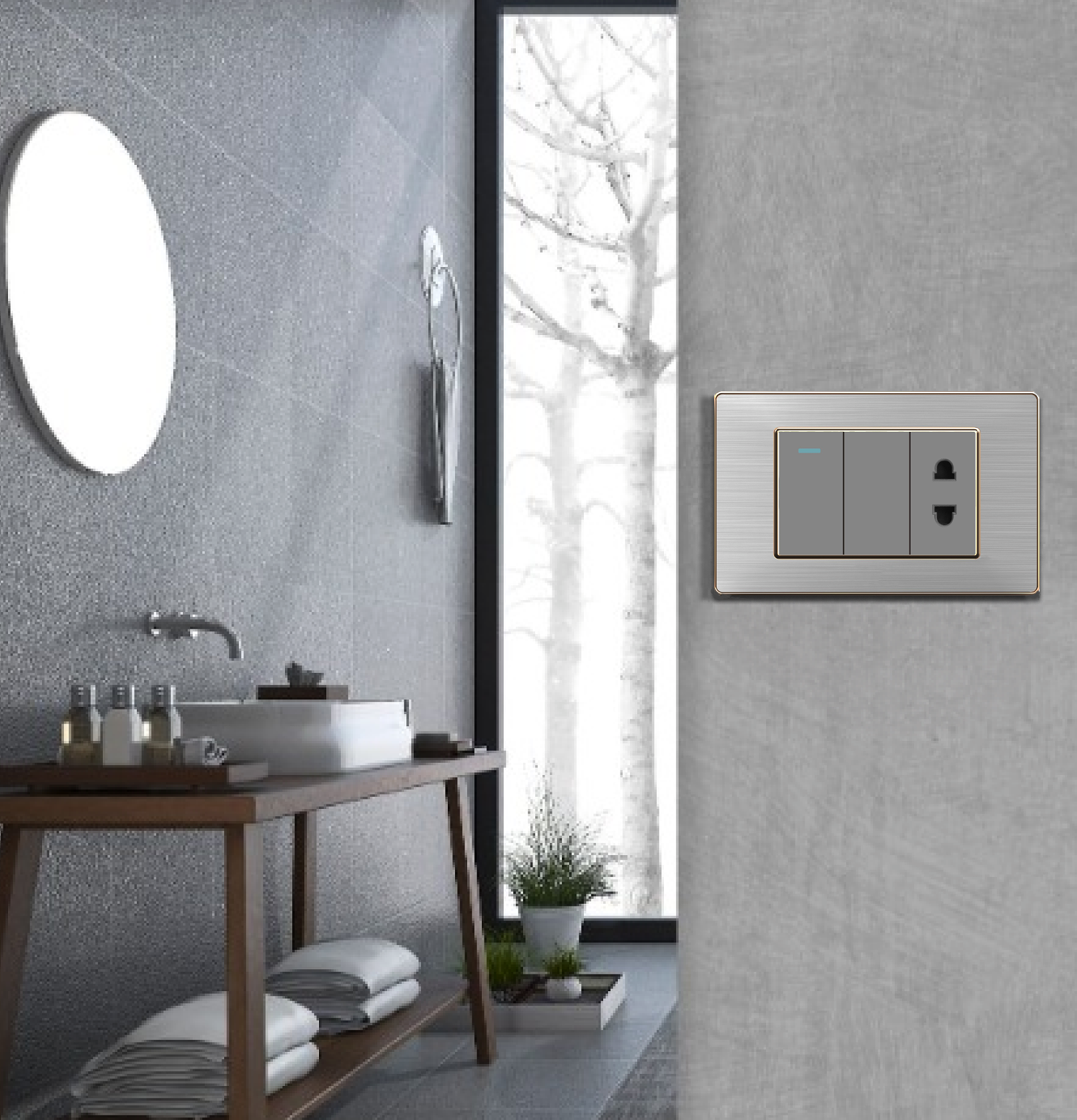 TECROKA-GRAY-STAINLESS-8.png ROKA-GRAY - Image 1